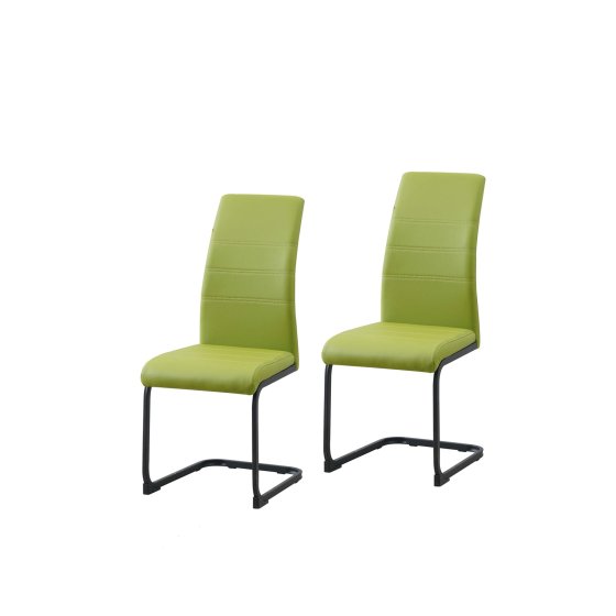 Schwingstuhl 2er Set PU grün SallyP 