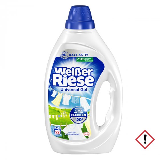 Weißer Riese Universal Gel Vollwaschmittel 22WL 990ml 