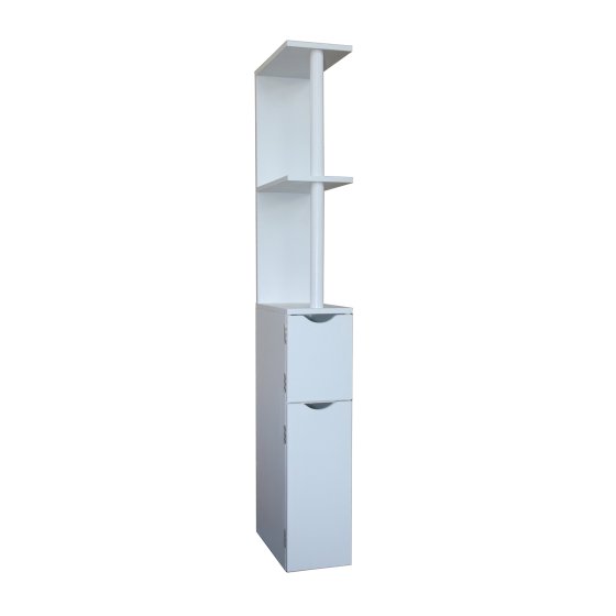 Raumteilerregal 118 cm Thekla Weiß 