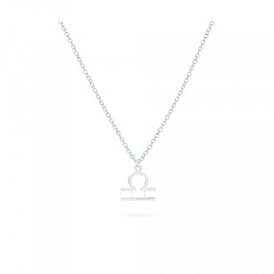 Anhänger mit Kette 925-Sterling Silber  Glänzend 42cm  Waage 