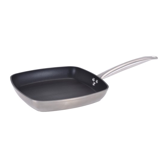 Grillpfanne Viereckig Aluminium 