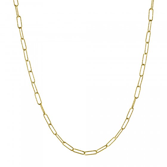 Halskette 925 Silber gelbvergoldet diamantiert 