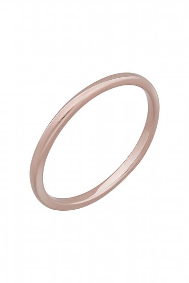 Ring 925 Silber rosé vergoldet Basic Stacking 