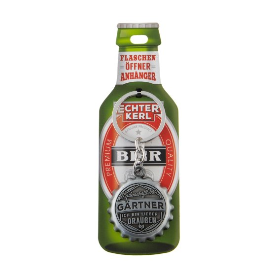 Echter Kerl Flaschenöffner Gärtner 