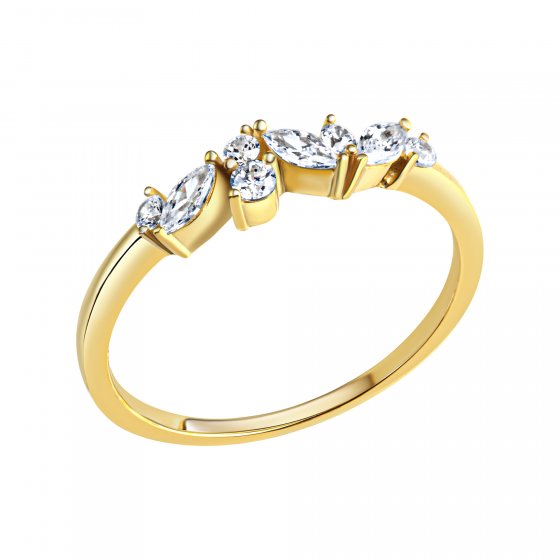 Ring 375/- Gelbgold Zirkonia 