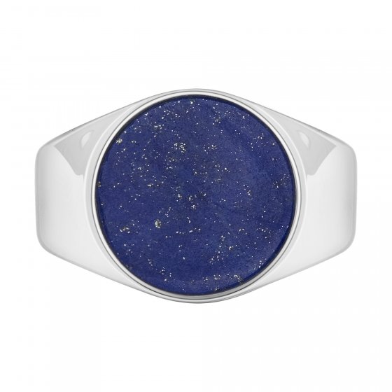 Ring 925 Silber rhodiniert Lapislazuli 