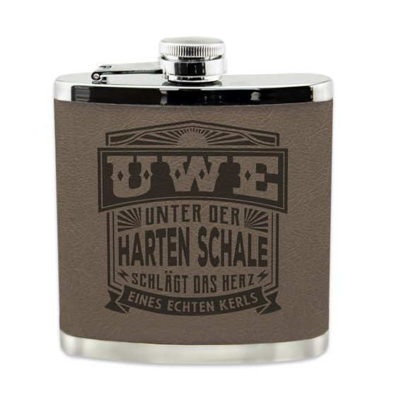 Echter Kerl Flachmann Uwe 