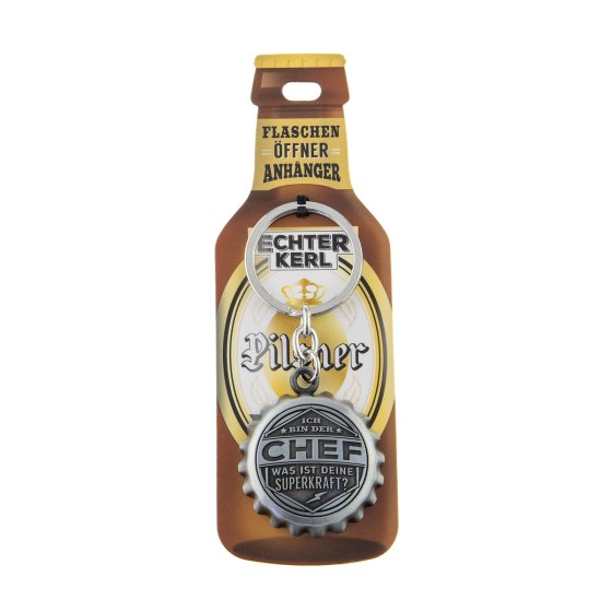 Echter Kerl Flaschenöffner Chef 