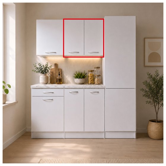 Küchenhängeschrank Jenna Weiß 60 cm 