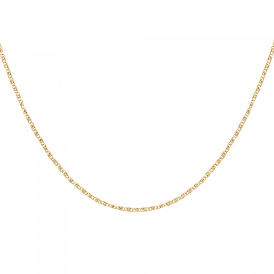 Collier 925 Silber vergoldet S-Panzerkette 