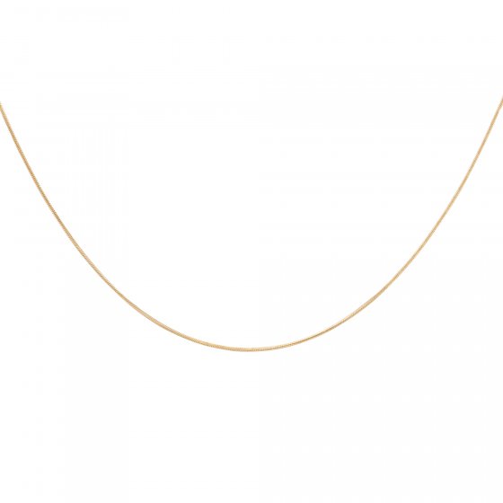 Collier 925 Silber vergoldet Schlangenkette 