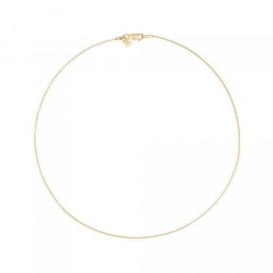 Collier 925 Silber vergoldet Omega-Reif 