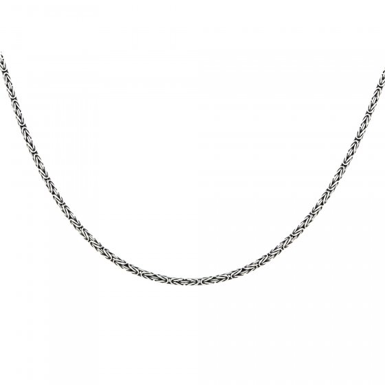 Halskette Silber 925 oxidiert Königskette 