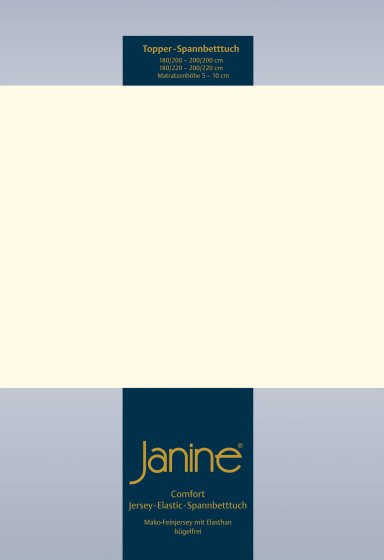 Topper Spannbetttuch Elastic Jersey Janine 