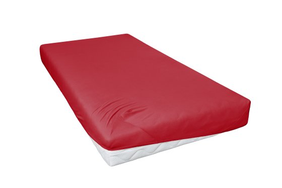 Spannbetttuch Elastan Feinjersey HAHN rot | 190x200