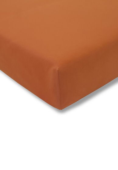 Spannbetttuch Feinjersey ESTELLA terracotta | 100x220