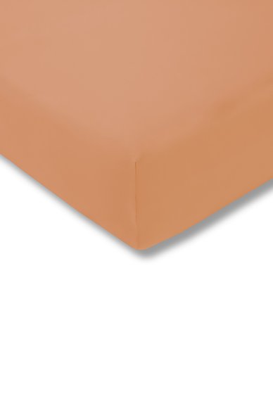 Spannbetttuch Feinjersey ESTELLA apricot | 200x200