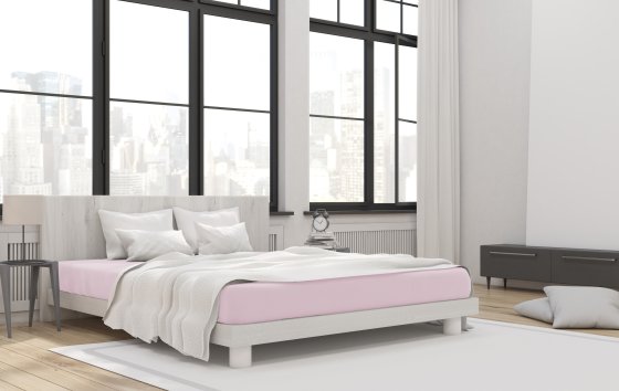 Spannbetttuch Mako-Feinjersey HAHN rose | 190x200