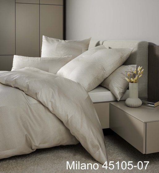 Interlock-Jersey-Bettwäsche Carmen S Janine beige | 135x200