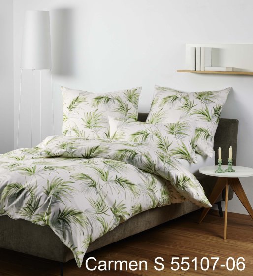 Interlock-Jersey-Bettwäsche Carmen S Janine grün | 135x200