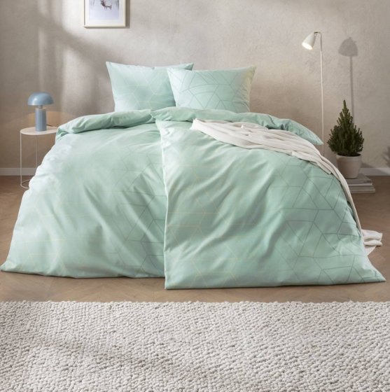 Bettwäsche Andriano ESTELLA mint | 135x200