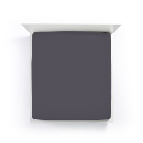 Spannbettlaken Bella Donna Jersey 037 FORMESSE Anthrazit | 200x220-200x240