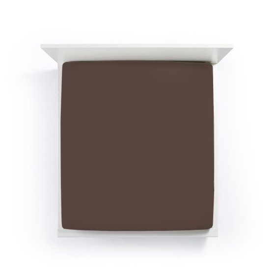 Spannbettlaken Bella Donna Jersey 037 FORMESSE Mokka | 200x220-200x240