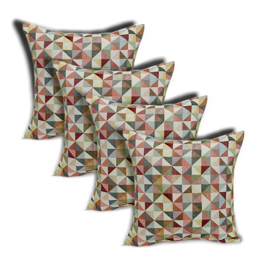 Kissenhülle Triangle 40x40 cm 4er-Set linke 