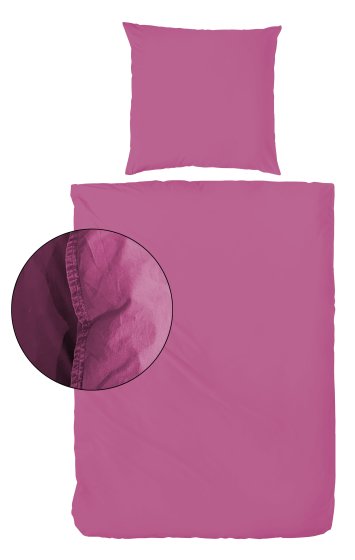 Bettwäsche Renforce HAHN fuchsia | 155x220
