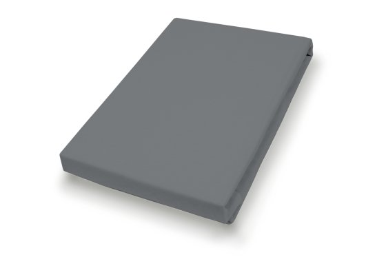Spannbetttuch Uni-Satin HAHN graphit | 180x200