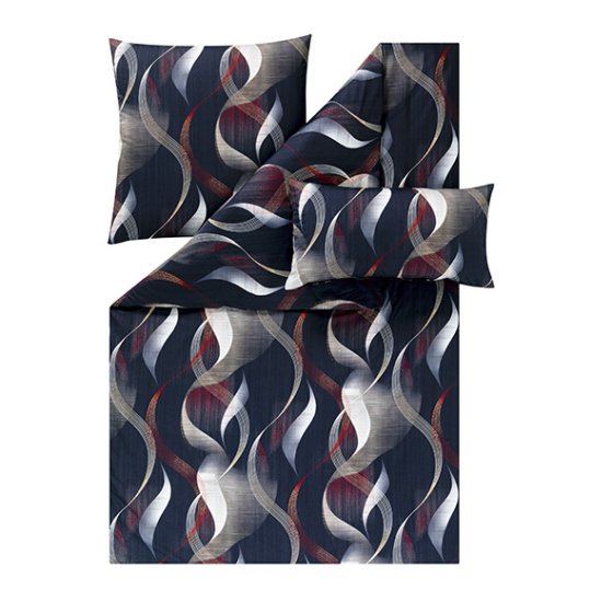 Bettwäsche Mako-Satin Nick ESTELLA indigo | 155x220