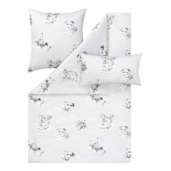 Bettwäsche Mako-Satin Dogs ESTELLA 