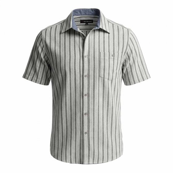 Jaquard Hemd 3XL (47/48) | Schwarz