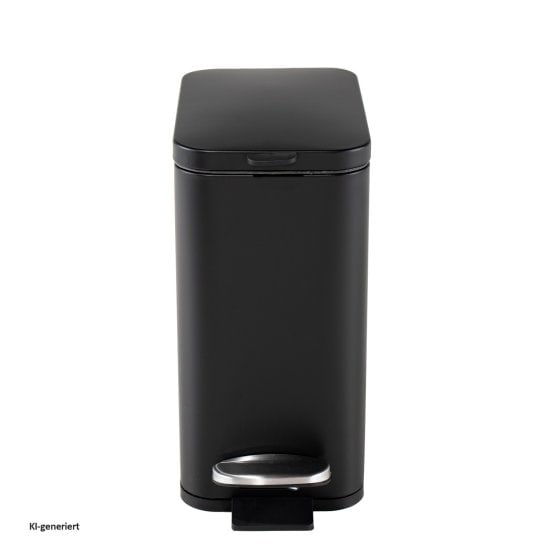 Pedalmülleimer Modern 5 Liter Schwarz 