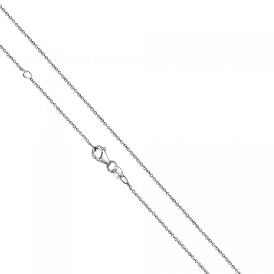 Halskette Gold 585 weiß Ankerkette 45/42cm 