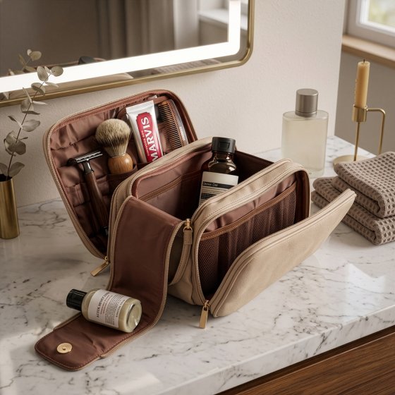 Elegante Reise-Kulturtasche 