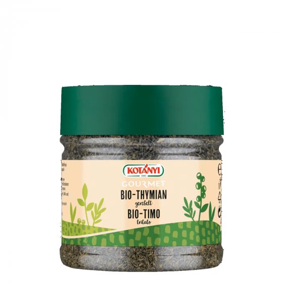 Kotanyi Bio Thymian gerebelt getrocknet rauchig würzige Aromen 71g 