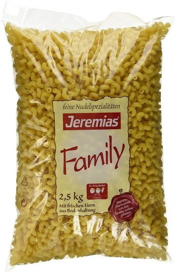 Jeremias Drelli Frischei Nudeln aus Hartweizengriess und Ei 2500g 