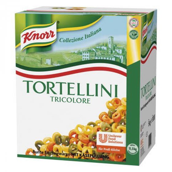 Knorr Tortellini Tricolore mit Käsefüllung italienische Nudeln 5000g 