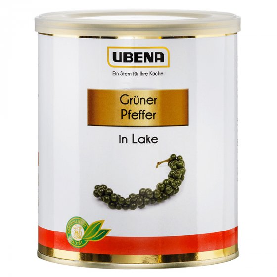 Ubena Grüner Pfeffer eingelegt geeignet für Steaks Soßen 500g 