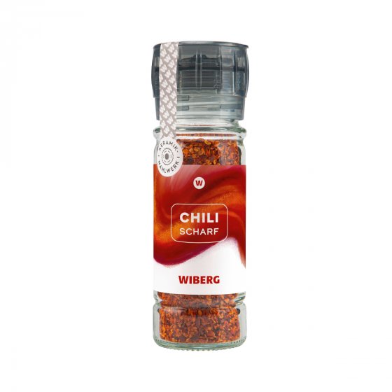 Wiberg Gewürzmühle Chili scharf geschrotet pikante Aromen 40g 