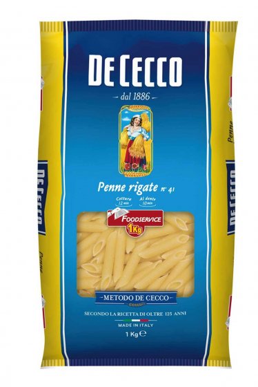 De Cecco Penne Rigate Nr. 41 Nudeln aus Hartweizengriess 500g 