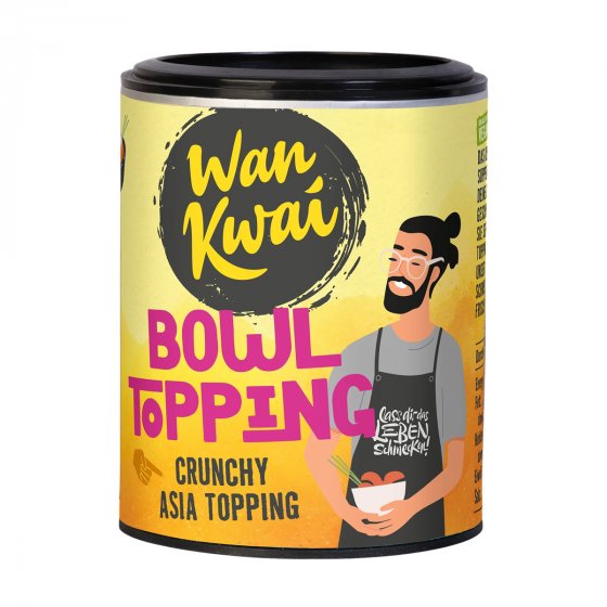 Wan Kwai Bowl Topping Gewürz Crunchy Asia Bowl und Suppen Gewürz 50g 