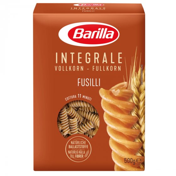 Barilla Vollkornnudeln Integrale Fusilli original aus Italien 500g 