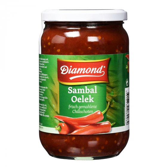 Diamond Sambal Oelek frisch gemahlene Chilischoten sehr scharf 740g 