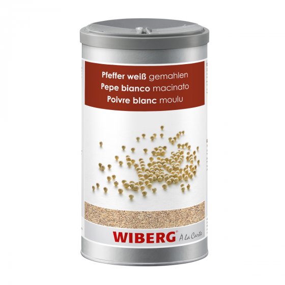 Wiberg Pfeffer weiß gemahlen starke Pfeffernote Packung 720g 