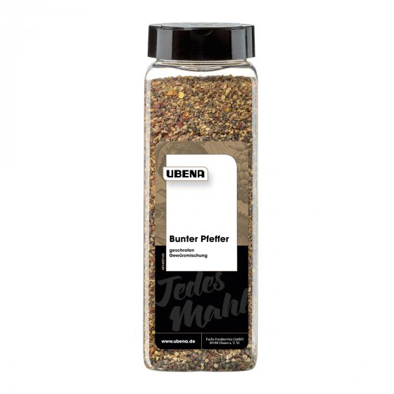 Ubena Bunter Pfeffer geschroten aromatische Gewürzmischung 500g 