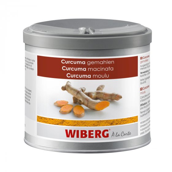 Wiberg Curcuma gemahlen mild würziger Geschmack Packung 280g 