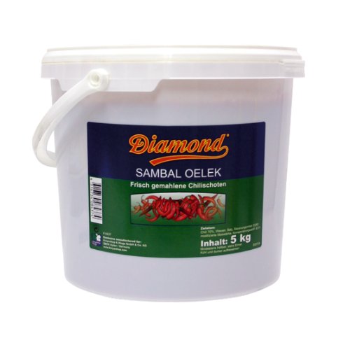 Diamond Original Sambal Oelek sehr scharf Chiliwürzpaste 5000g 