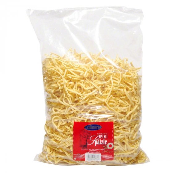 Culinaria Schwäbische Frischei Spätzle g.g.A. Hartweizengrieß 2500g 